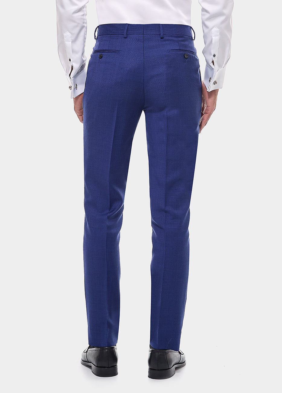 Pantalón Principe De Gales Azul