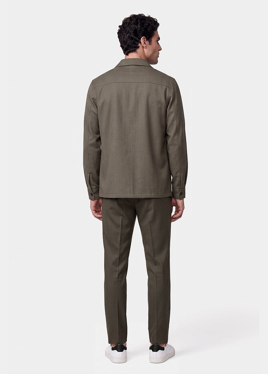 Sobrecamisa Liso Verde