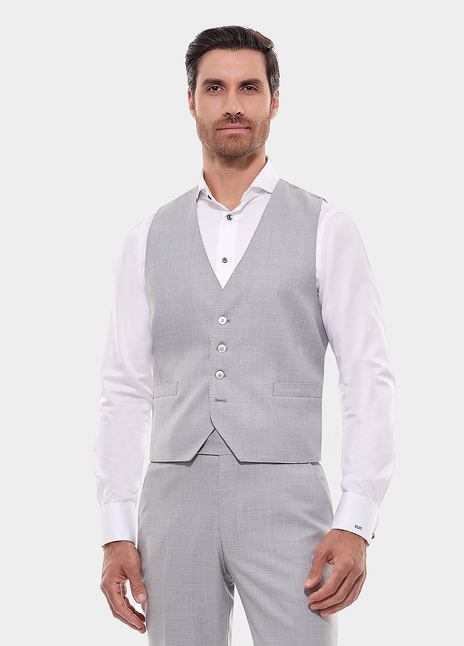 Chaleco Sarga Gris Plata| HAVOC