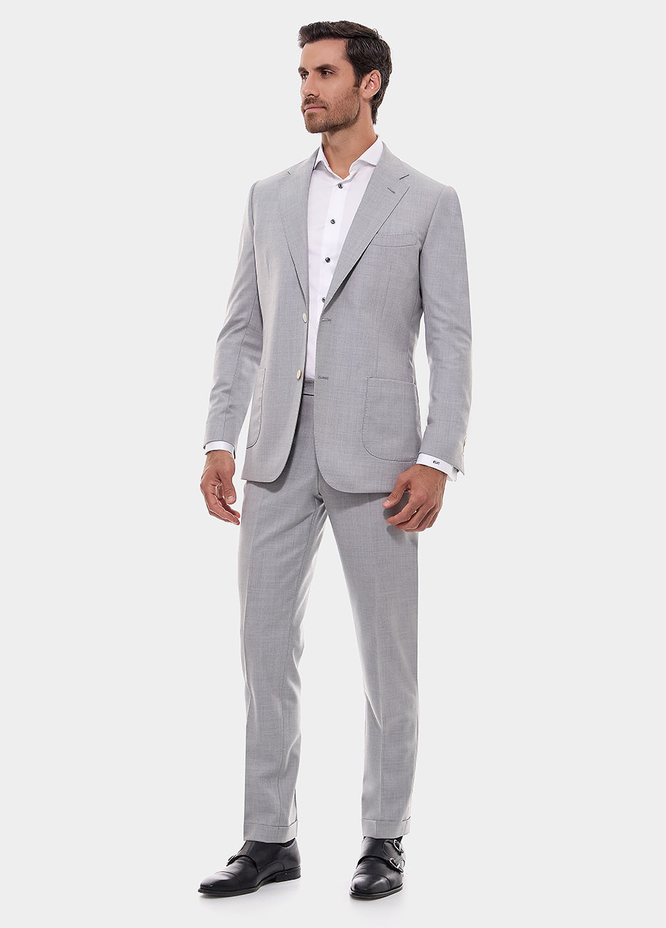 Traje Sarga Gris Plata| HAVOC