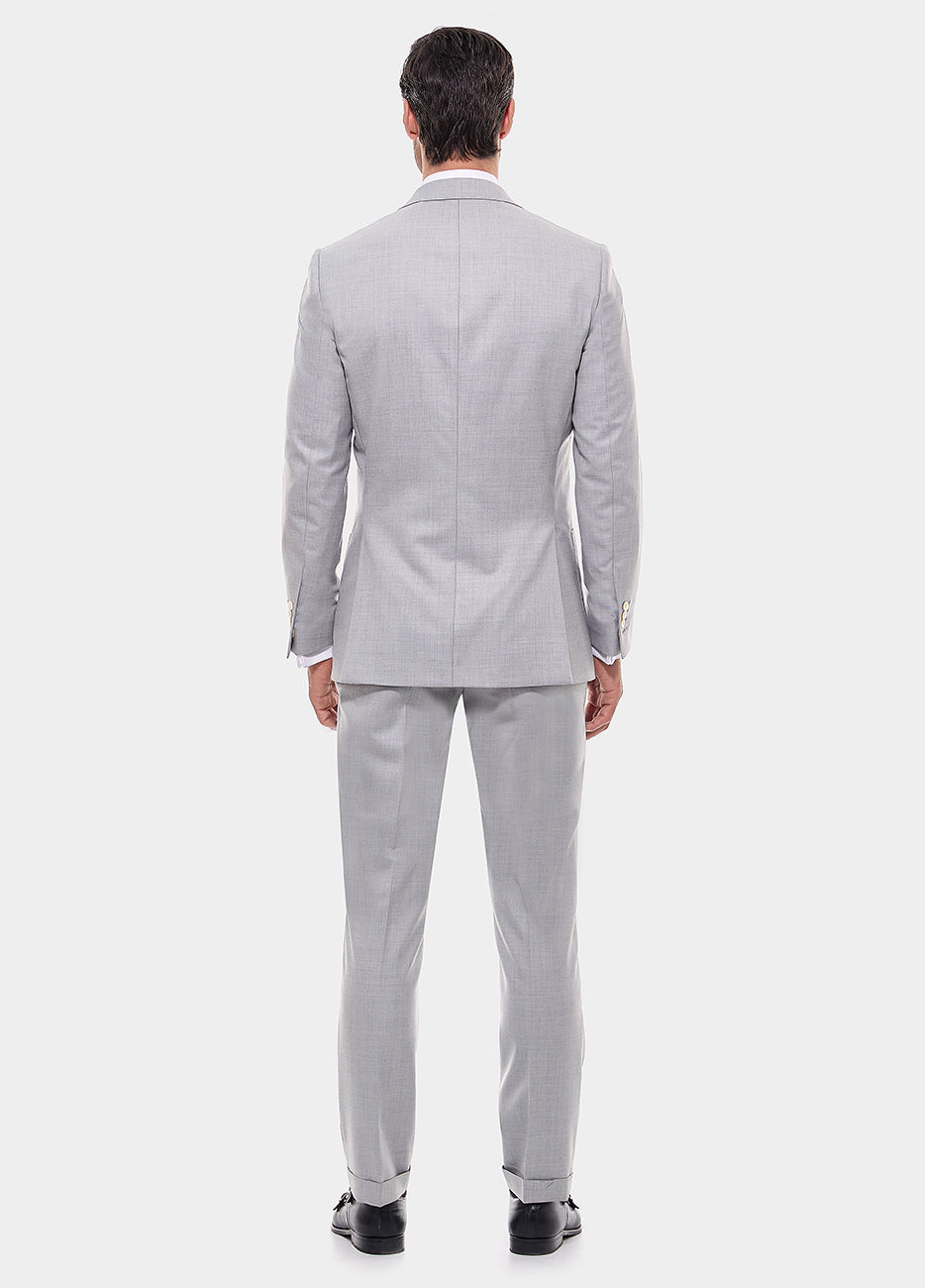 Traje Sarga Gris Plata