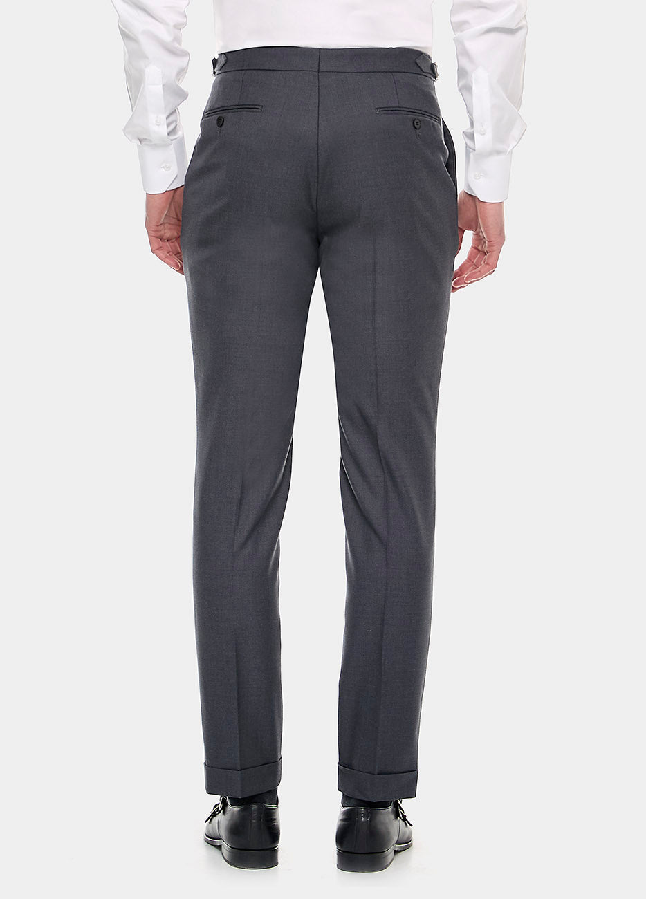 Pantalón Sarga Gris Plomo