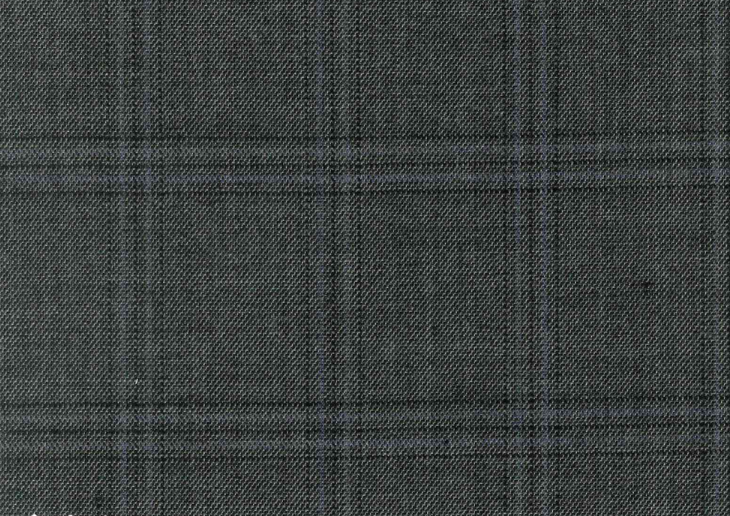 Pantalón Principe De Gales Gris Claro, Negro Y Azul