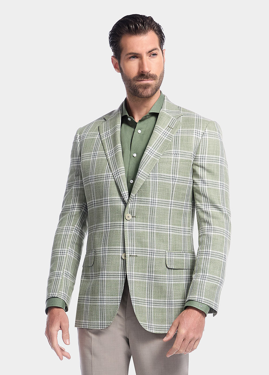 Blazer Verde Con Lineas Claras| HAVOC