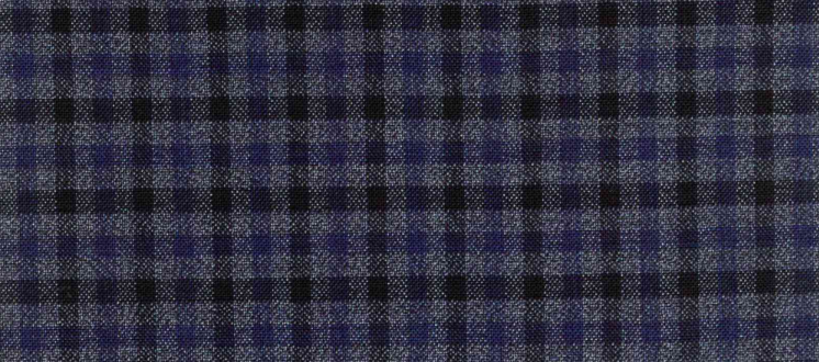 Jaquette Cuadro Vichy Azul, Azul Cielo Y Azul Medianoche