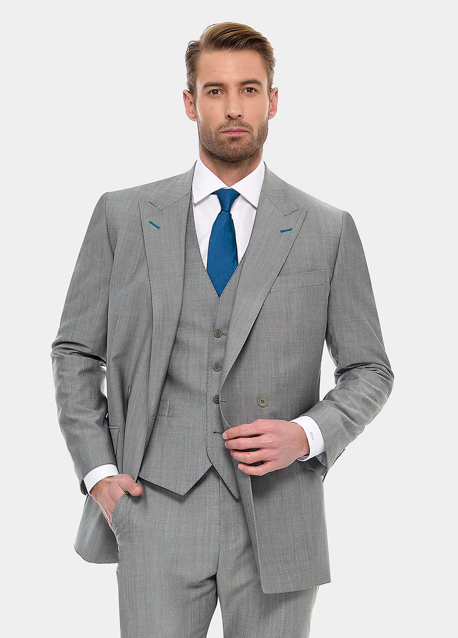 Blazer Tafetán Gris Lobo| HAVOC