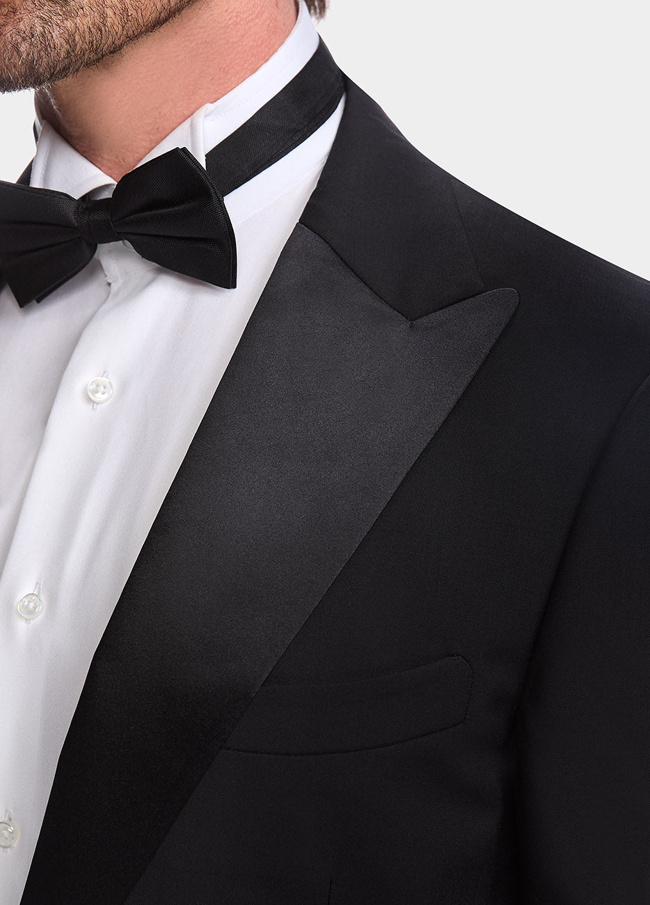 Blazer Smoking Liso Negro