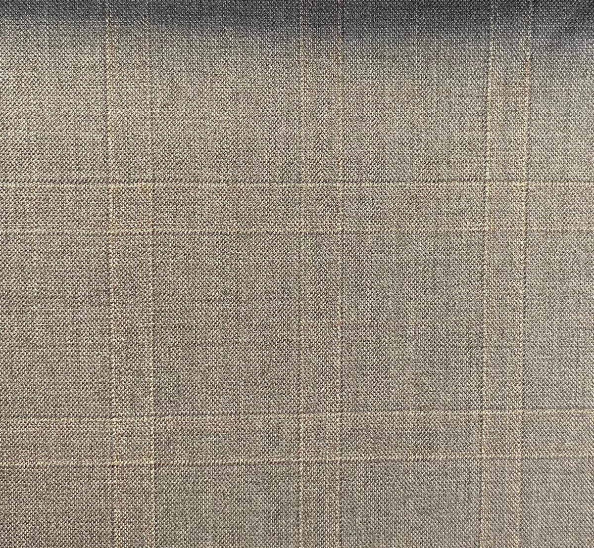 Pantalón Cuadros Gris Con Lineas Beige Super 160