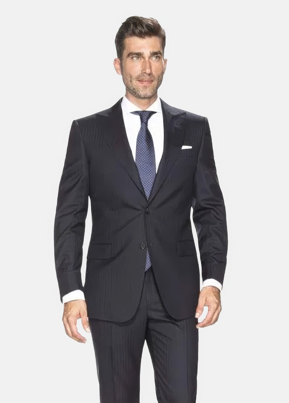 Blazer Raya Palmita Azul Marino