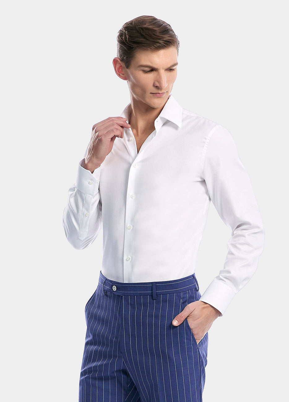 Camisa Sarga Blanca