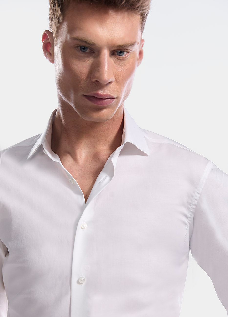 Camisa Twill Firenze Blanco 70/1
