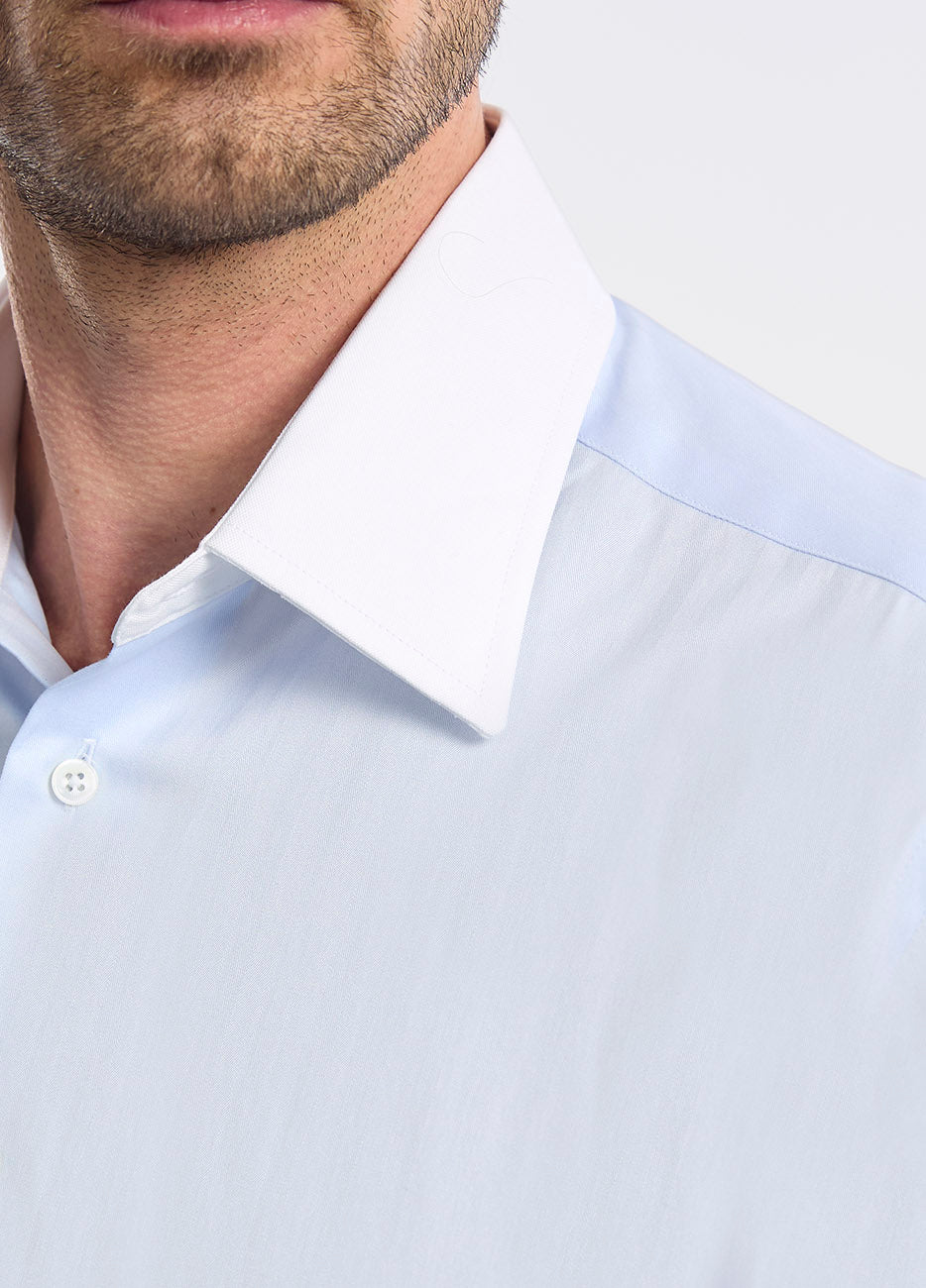 Camisa Liso Celeste Ap