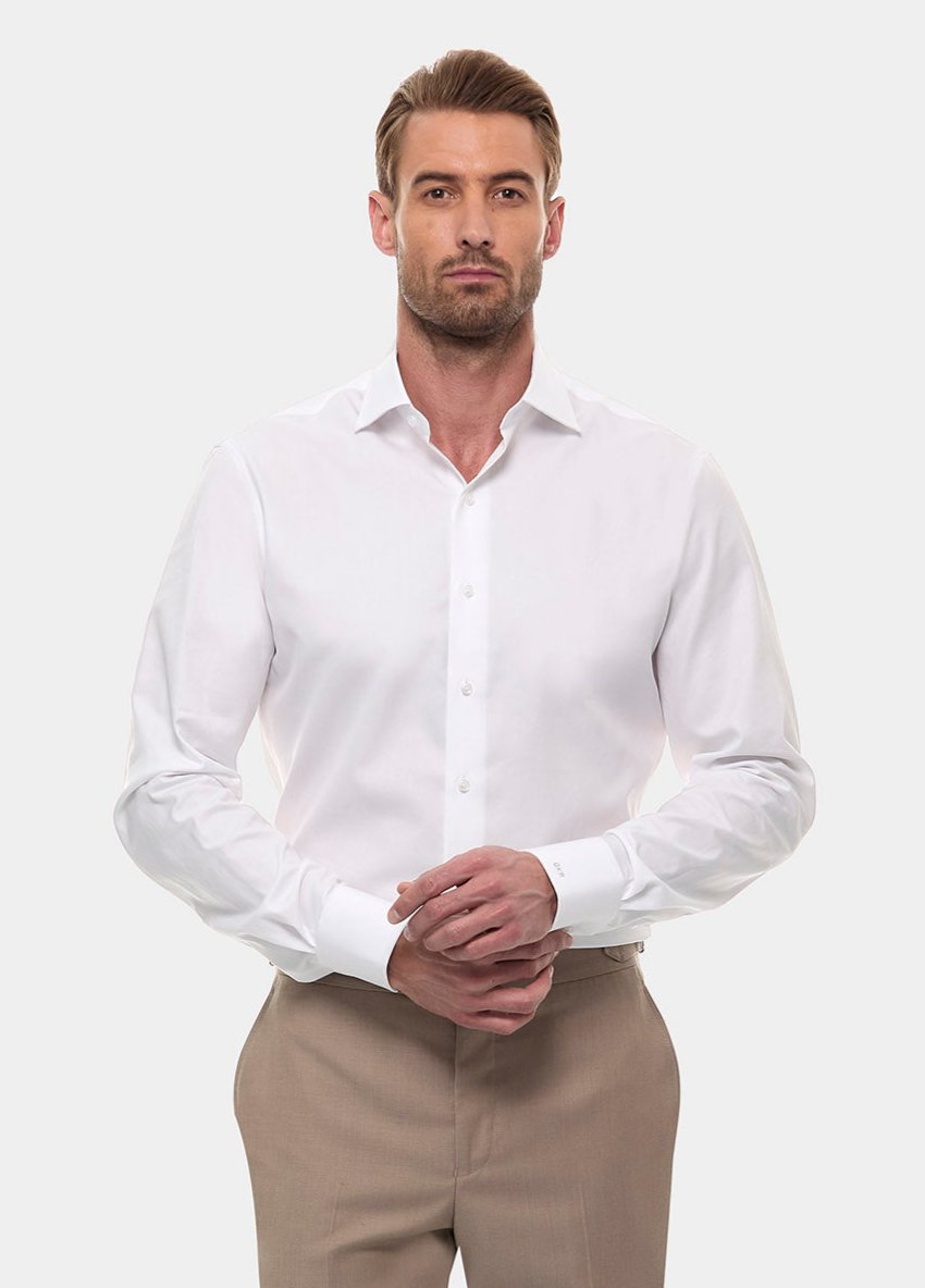 Camisa Blanca Micro Espiga| HAVOC