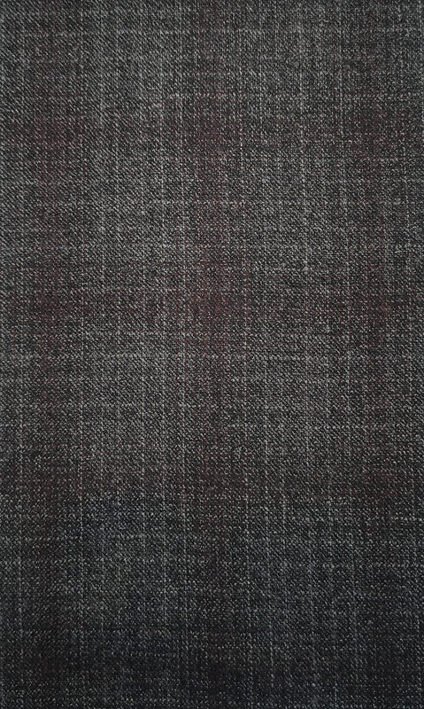Traje Gris Con Vino Super 130