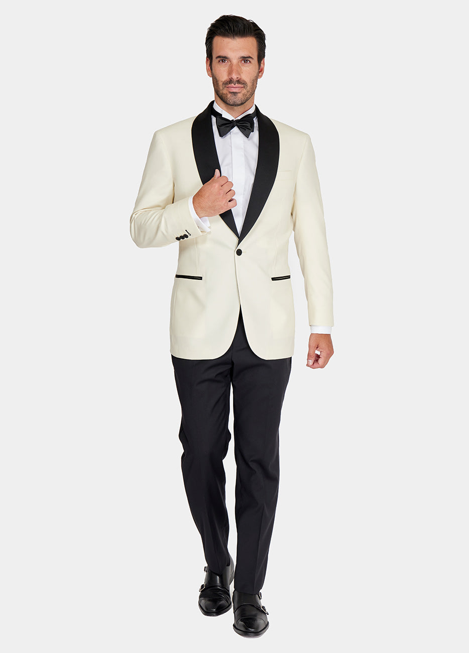 Saco Smoking Liso Beige| HAVOC