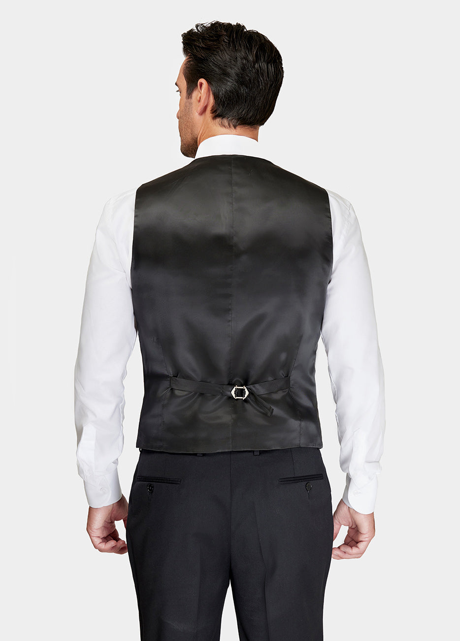 Chaleco Sarga Negro Jade