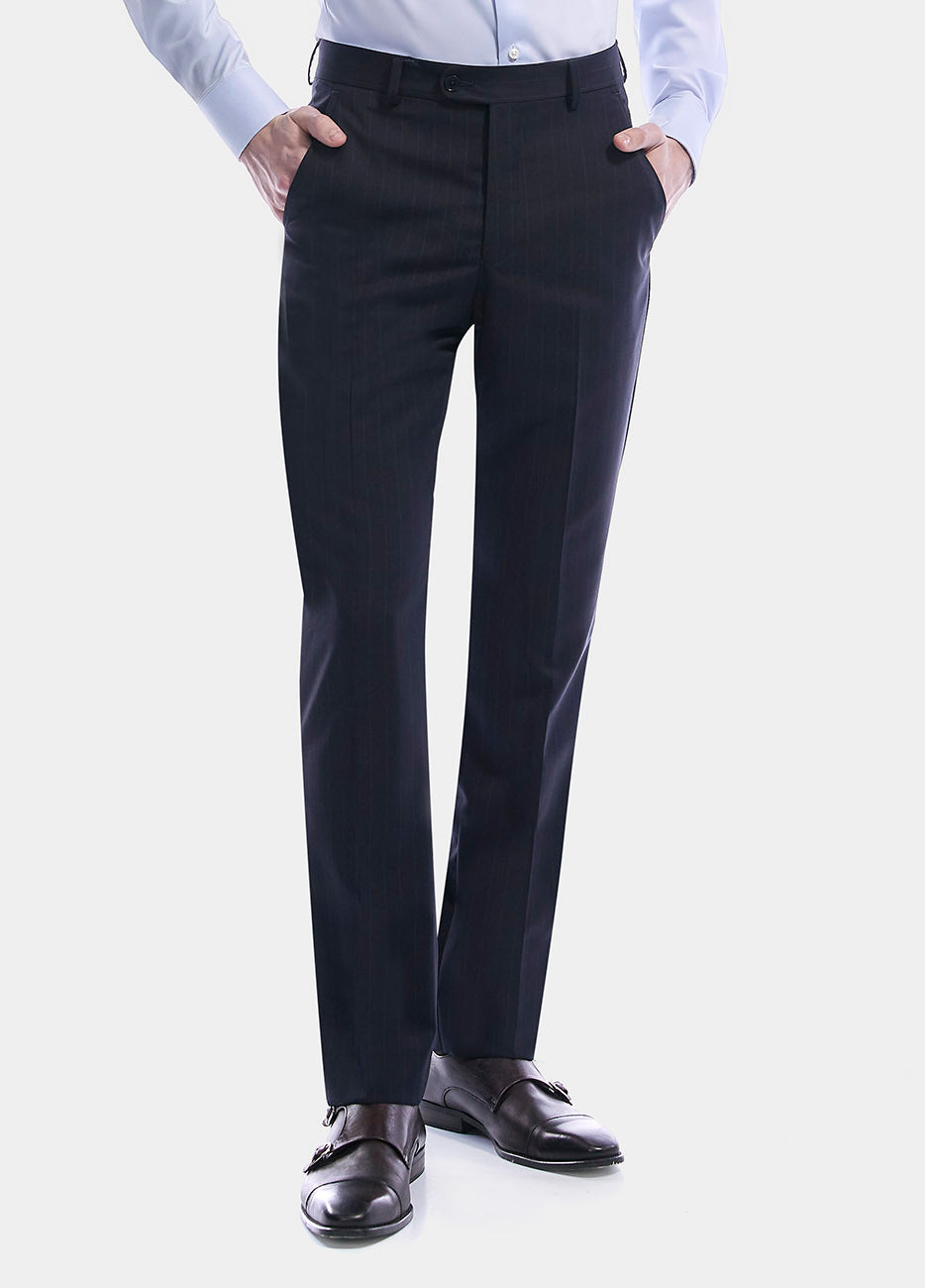 Pantalón Azul Marino 100% Lana