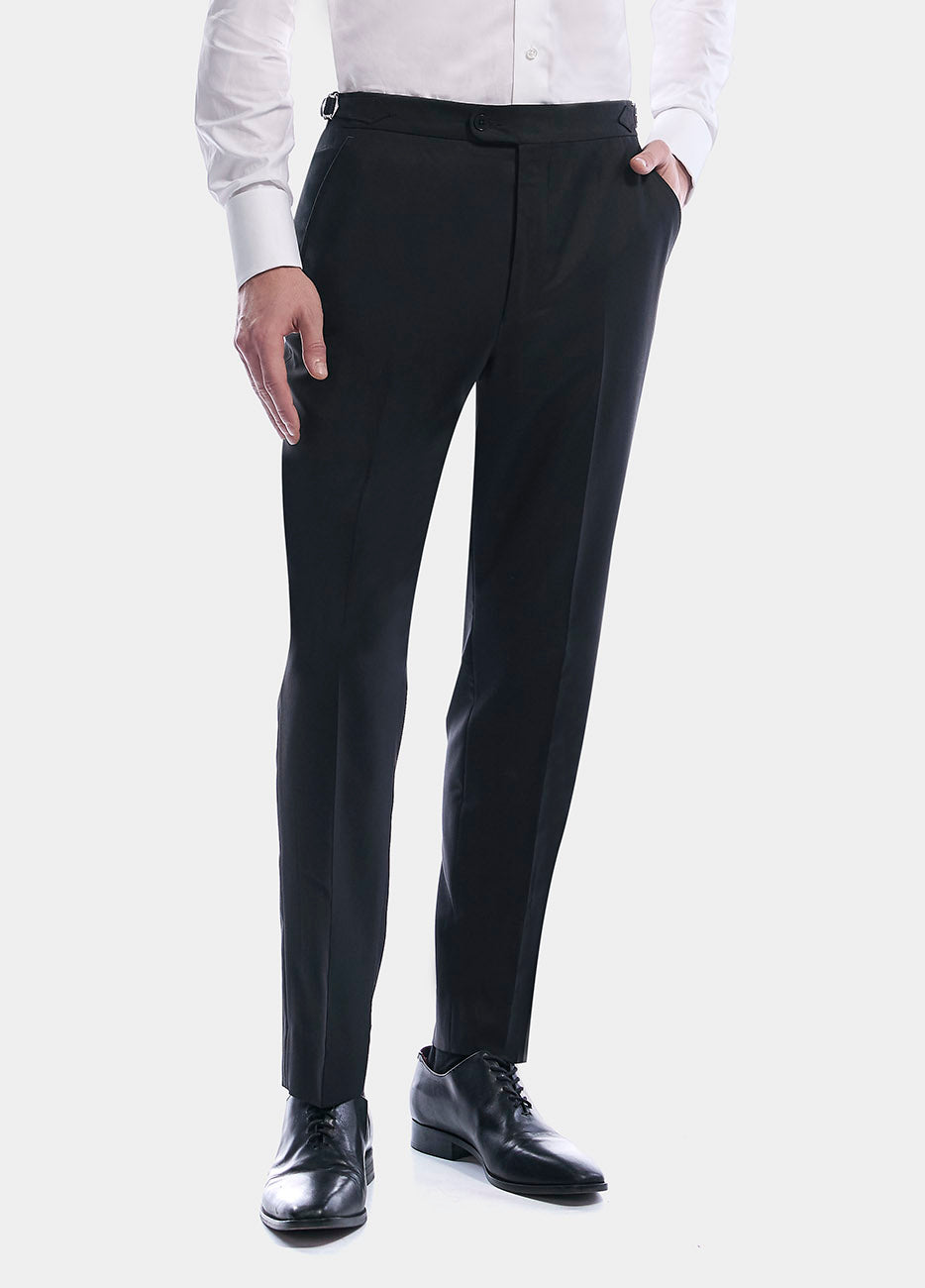Pantalón Sarga Negro Medianoche