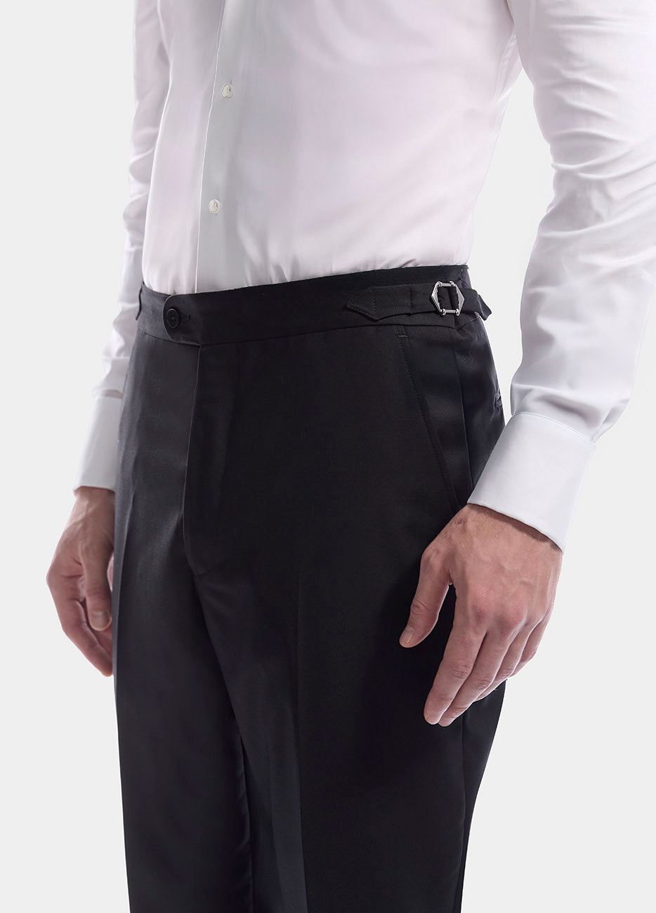 Pantalón Sarga Negro Medianoche