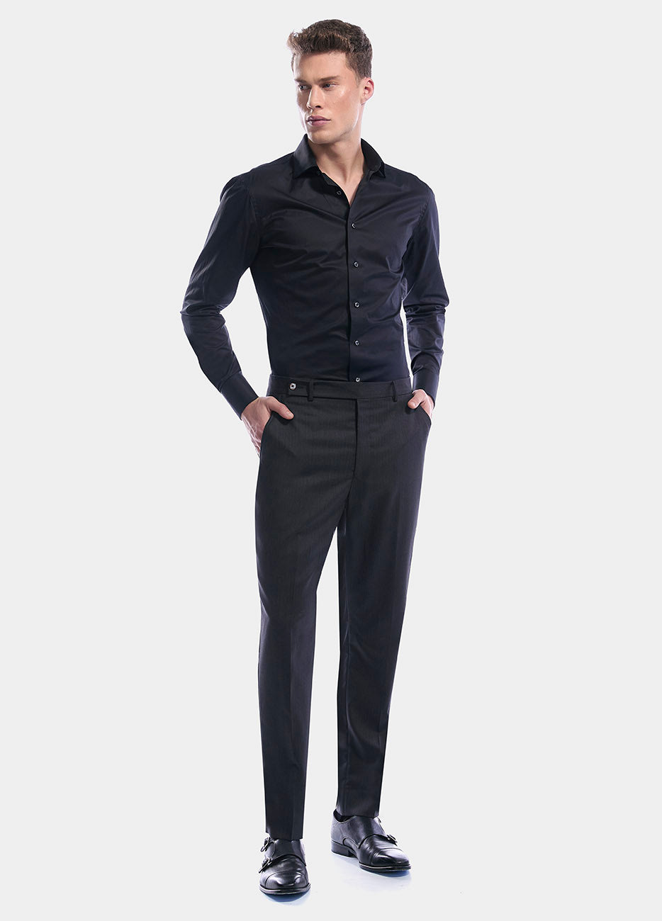 Pantalón Gris Acero Espiga Super 170