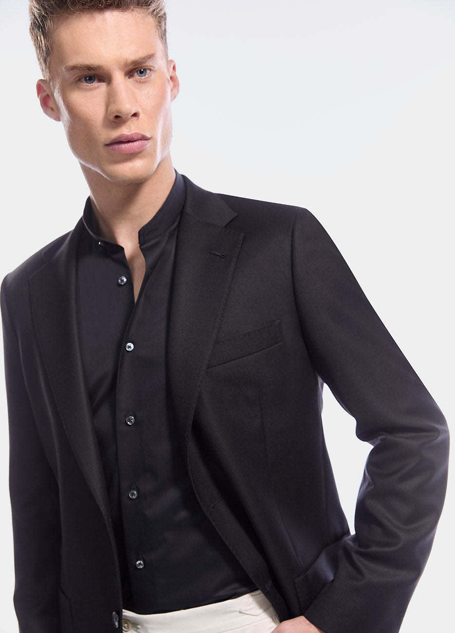 Blazer Liso Negro Super 150´S