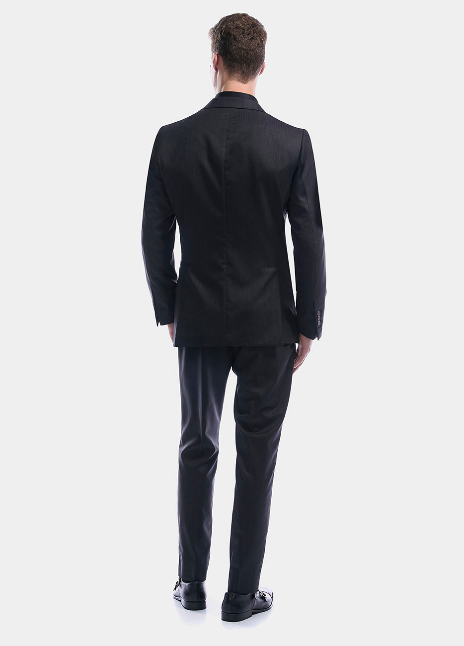 Traje Gris Acero Espiga Super 170