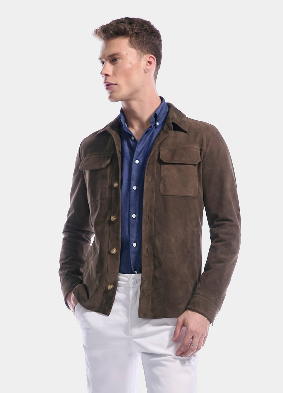 Sobrecamisa Ante Olivo Ajus RTW