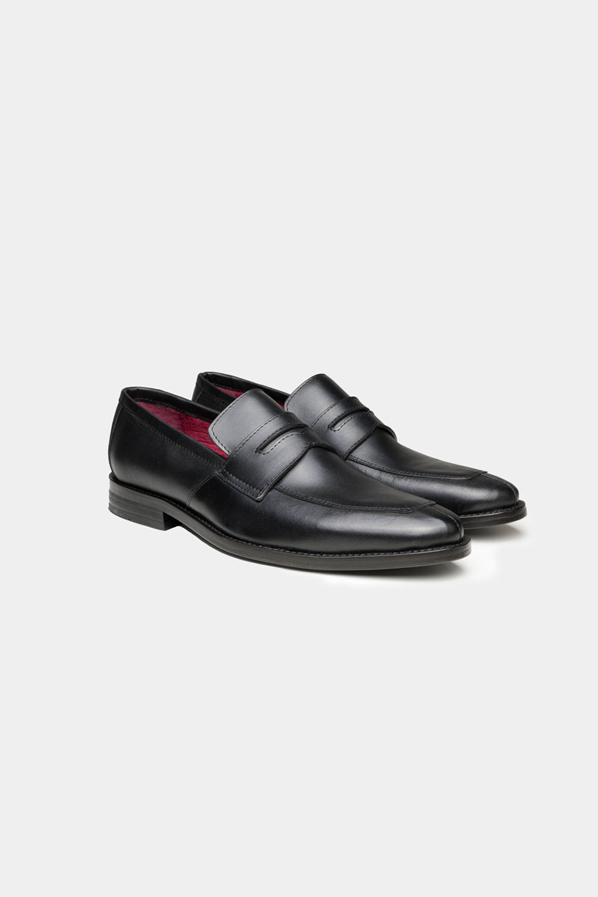 Zapato Negro Leather Dorian| HAVOC