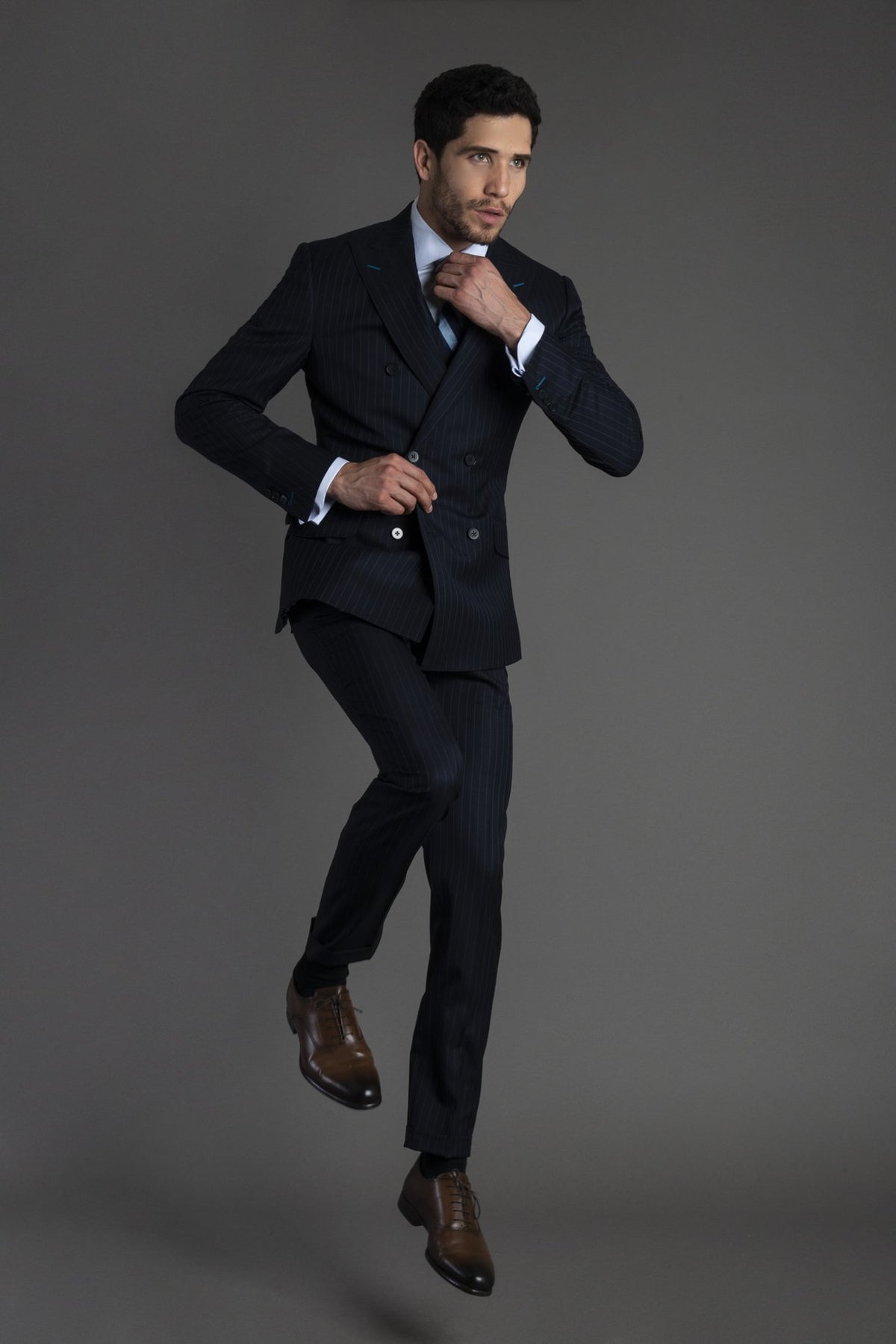 Traje Raya Azul Oscuro| HAVOC