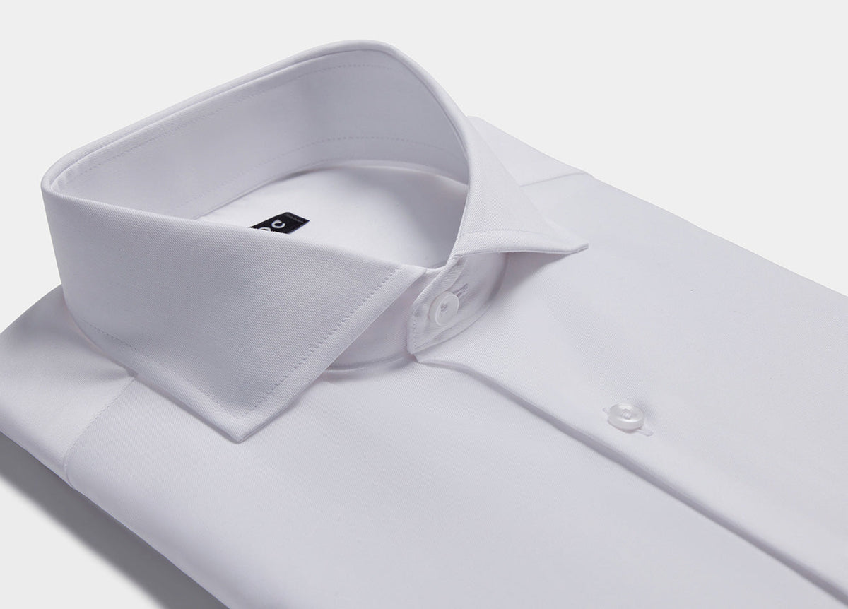 CAMISA BLANCA DE PIQUÉ CORTE SLIM RTW Havoc