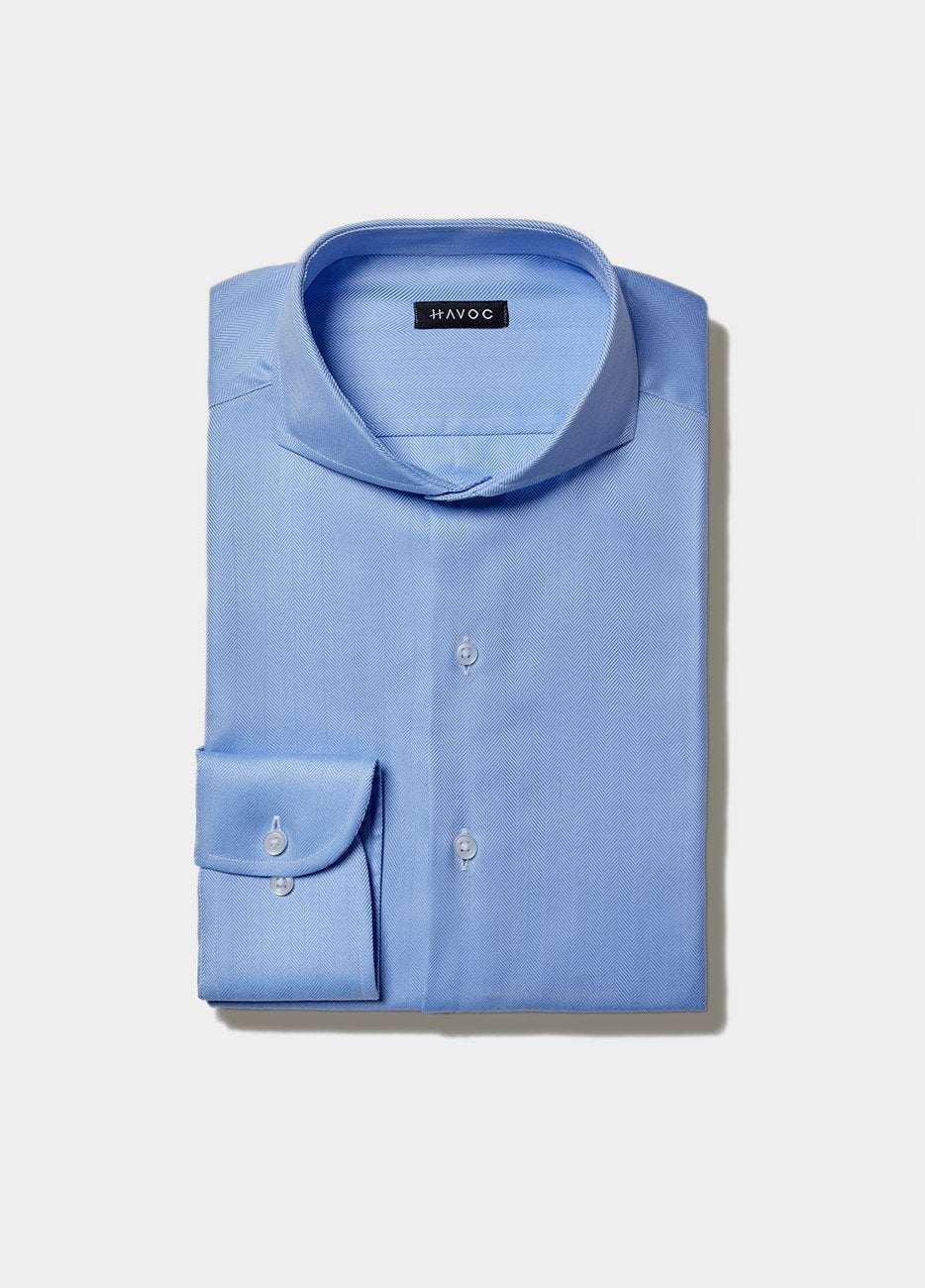Camisa Baby Blue De Piqué| HAVOC