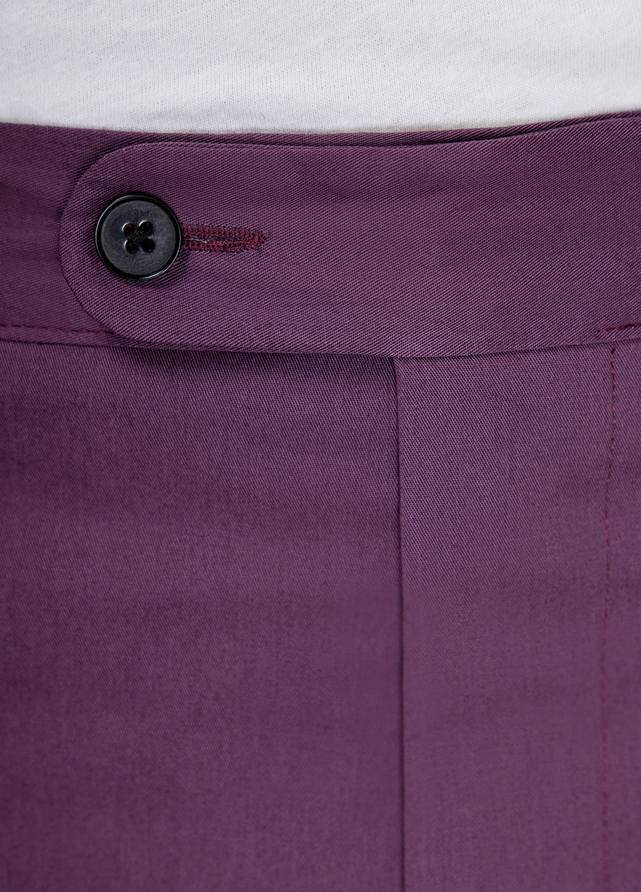 PANTALÓN CASUAL TIPO CHINO LISO MORADO OPÁCO Havoc