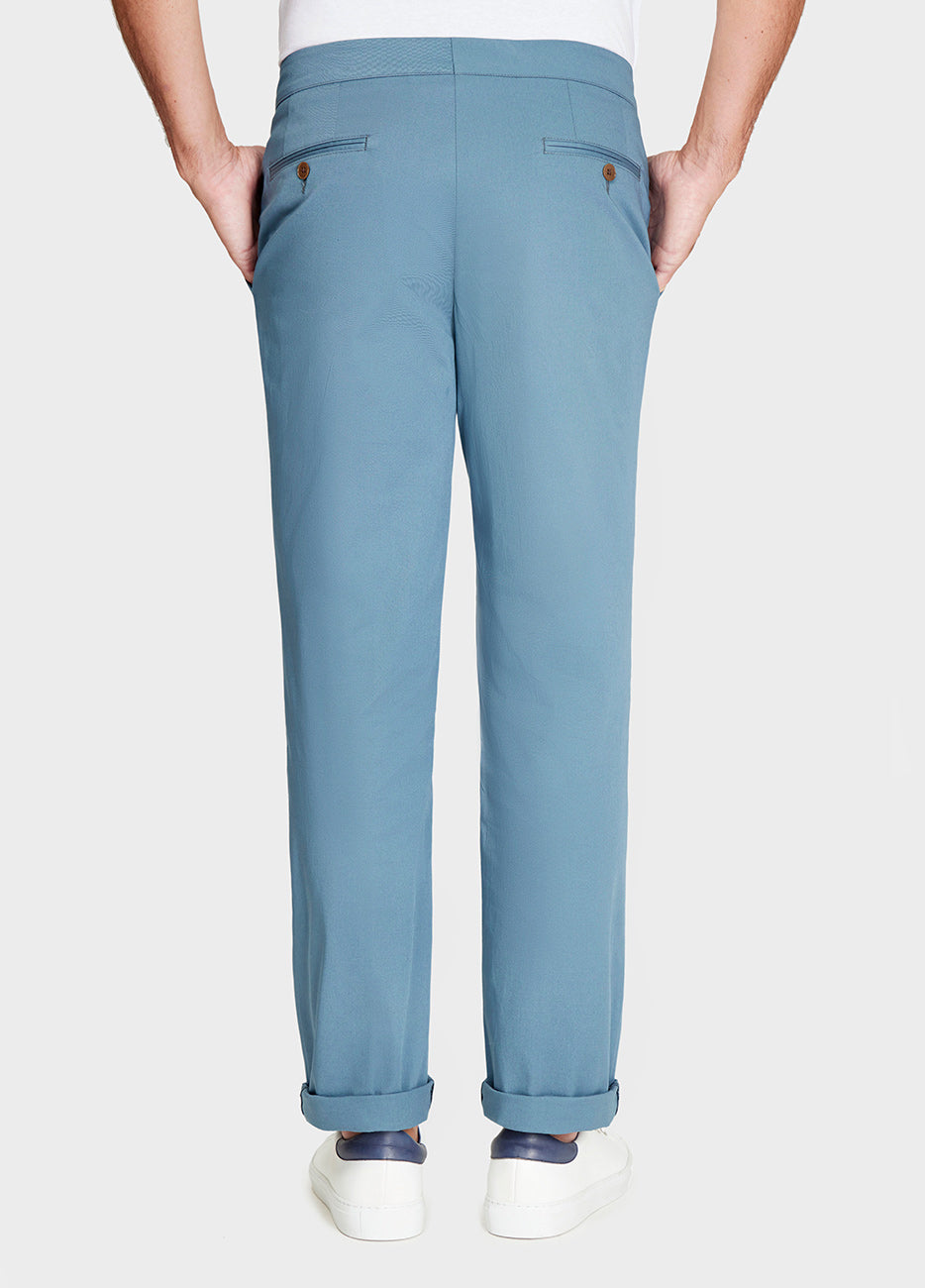 PANTALÓN CASUAL TIPO CHINO LISO GRIS VERDOSO Havoc