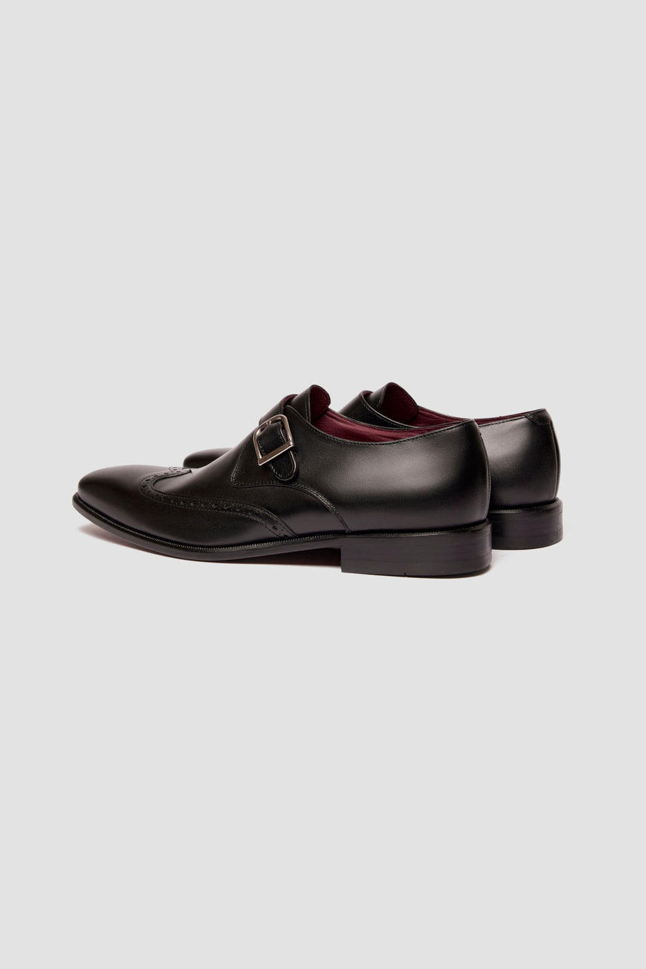ZAPATO SINGLE MONK PIEL CALF NEGRA Havoc