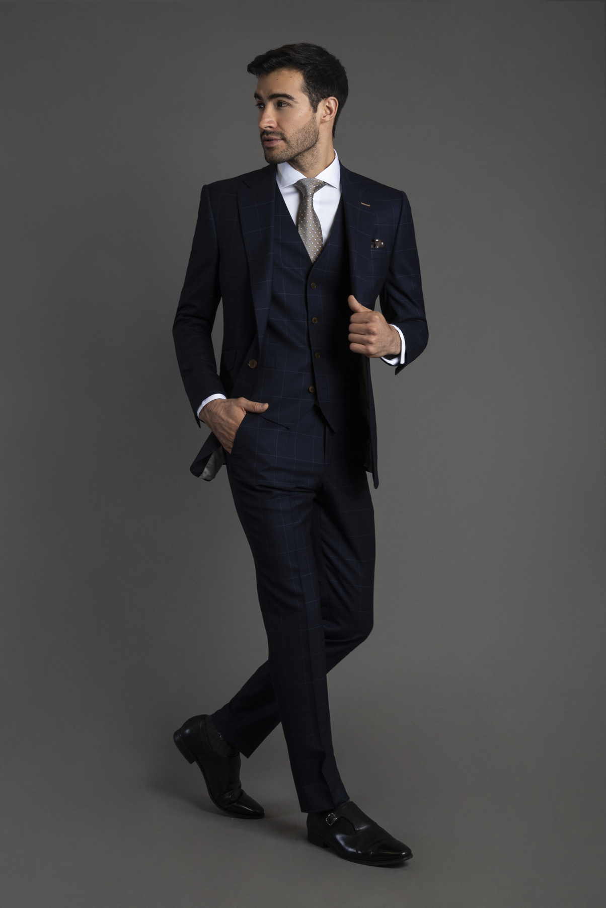 dress code formal hombre Men's Brown Western Slim Fit Cowboy Tuxedo Suit With 1-button Front Closure and Peak Lapel – Wide Formal Traje Para Hombre 34 Short or Extra Small