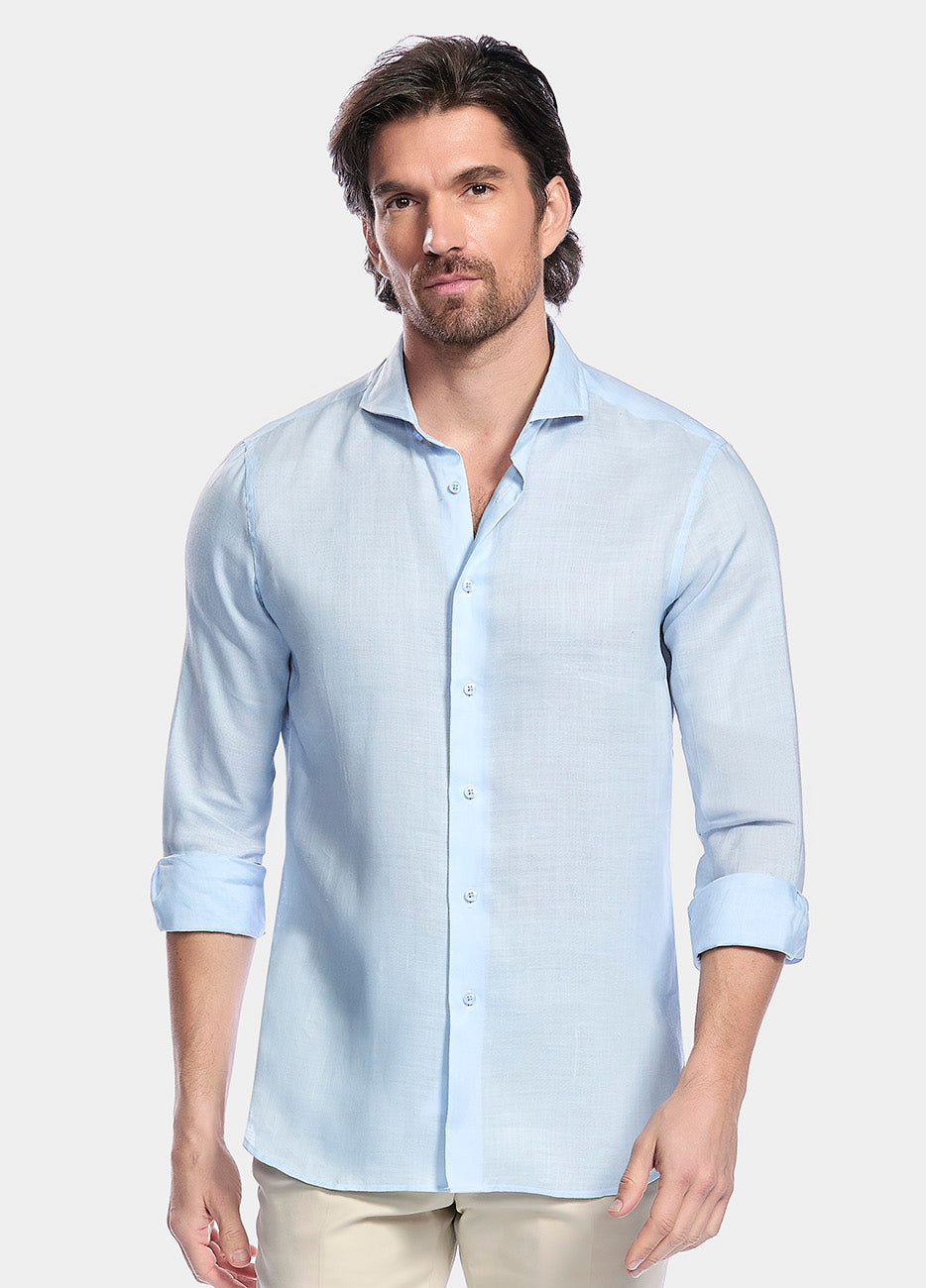 HAVOC Camisa Casual Azul Cielo Rtw
