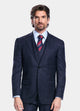 Blazer Cuadro Ventana Azul