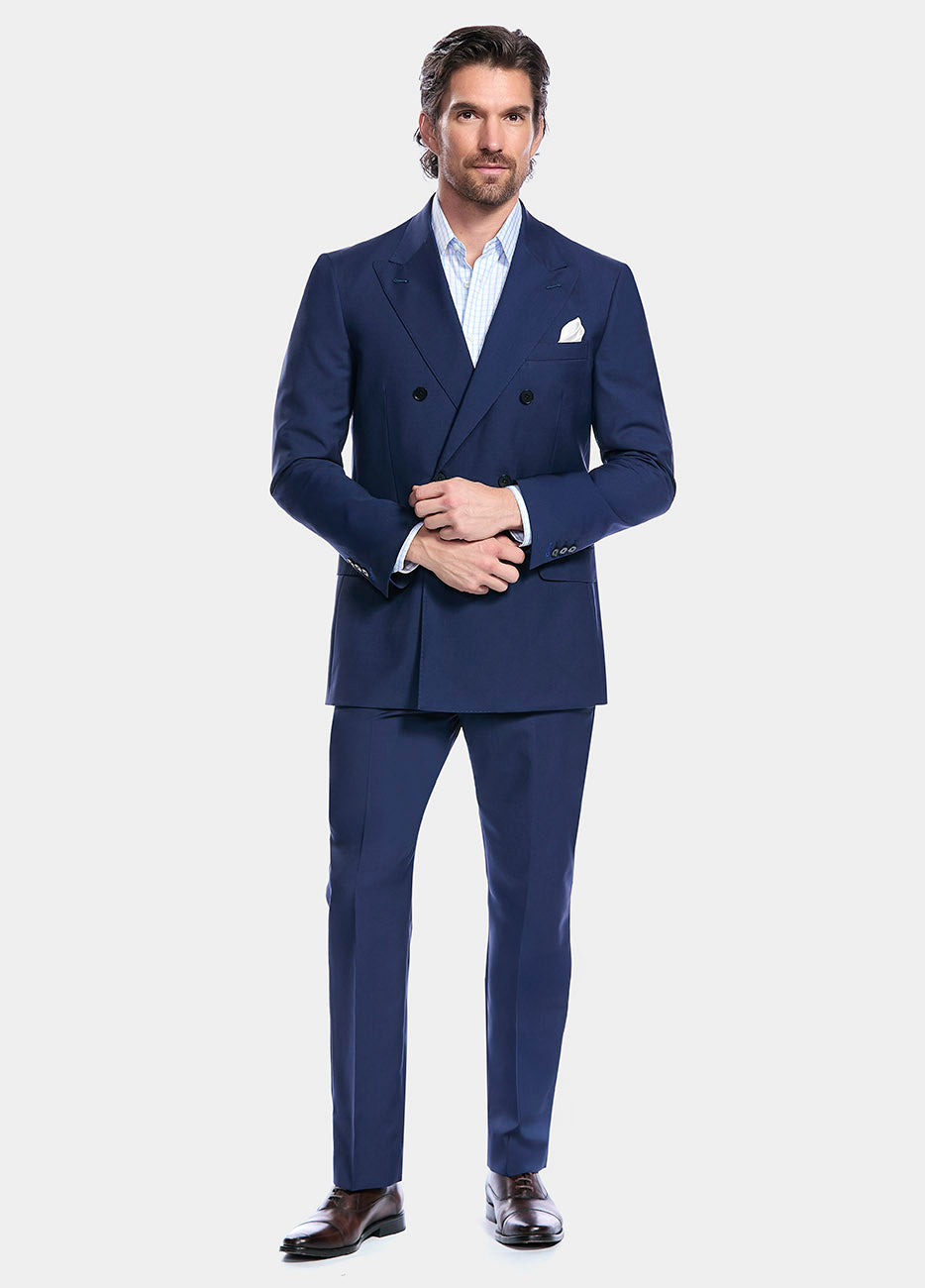 Blazer Azul Media Noche Liso