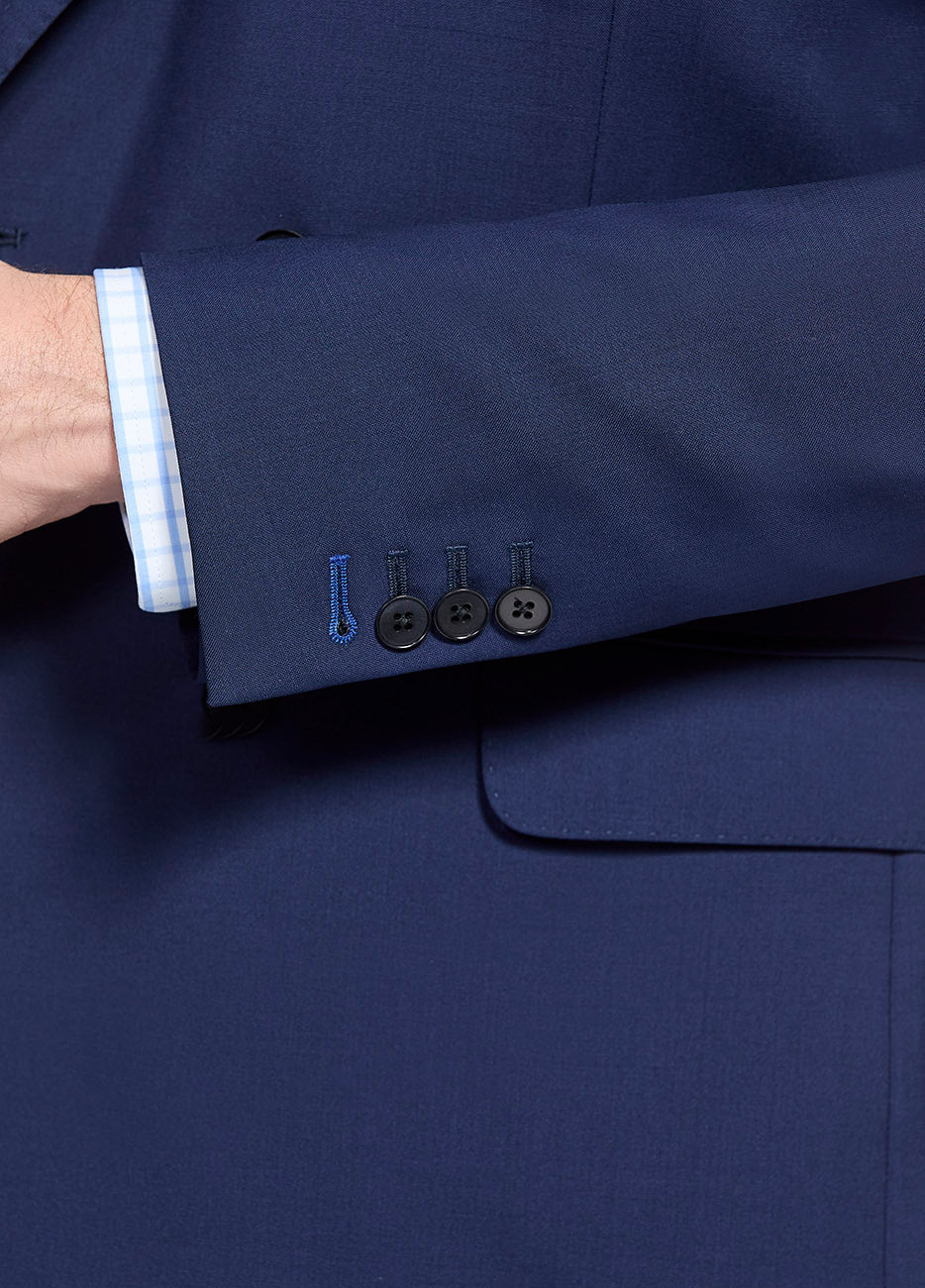 Blazer Azul Media Noche Liso