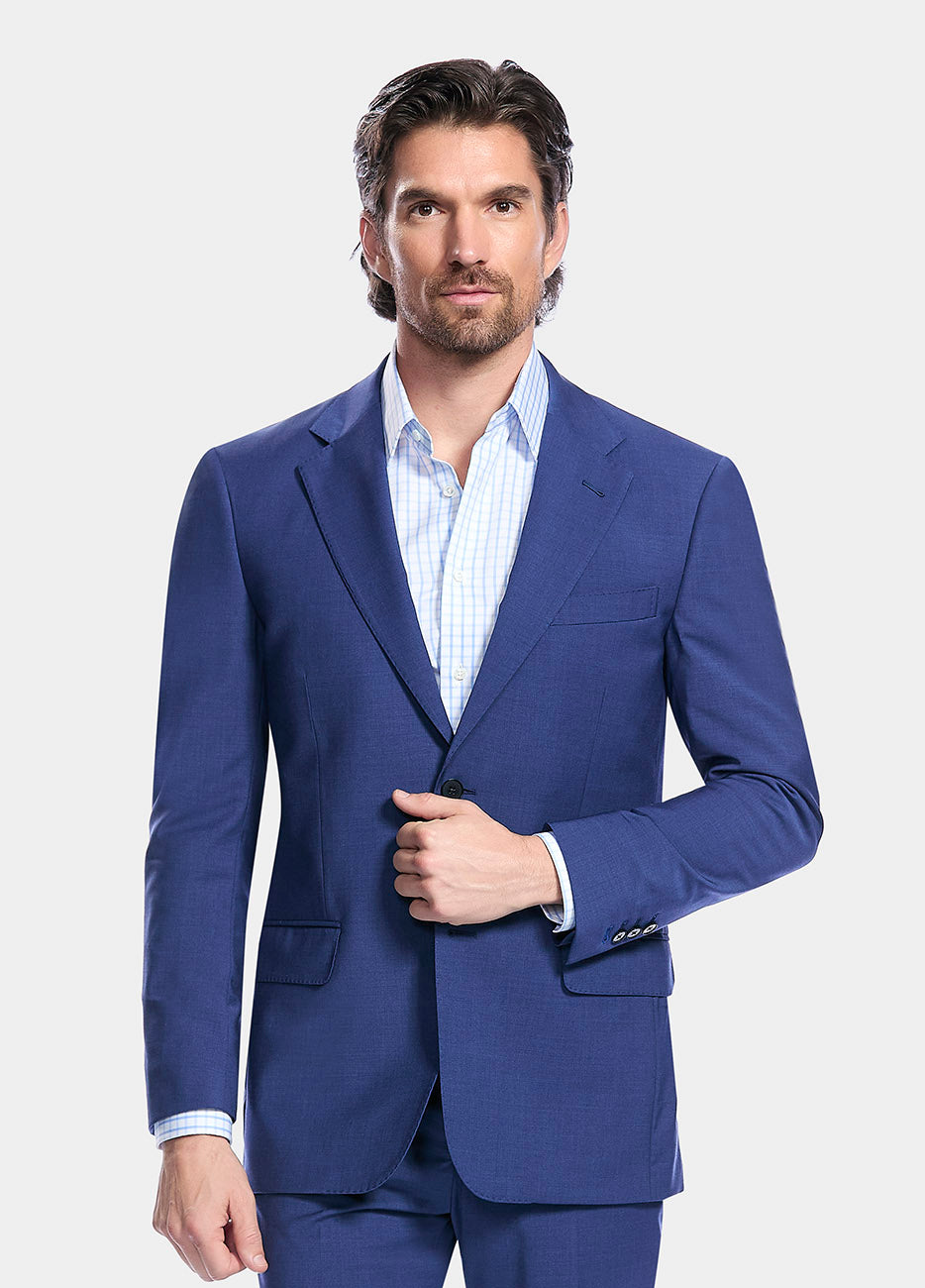 Blazer Medianoche Con Microdiseño