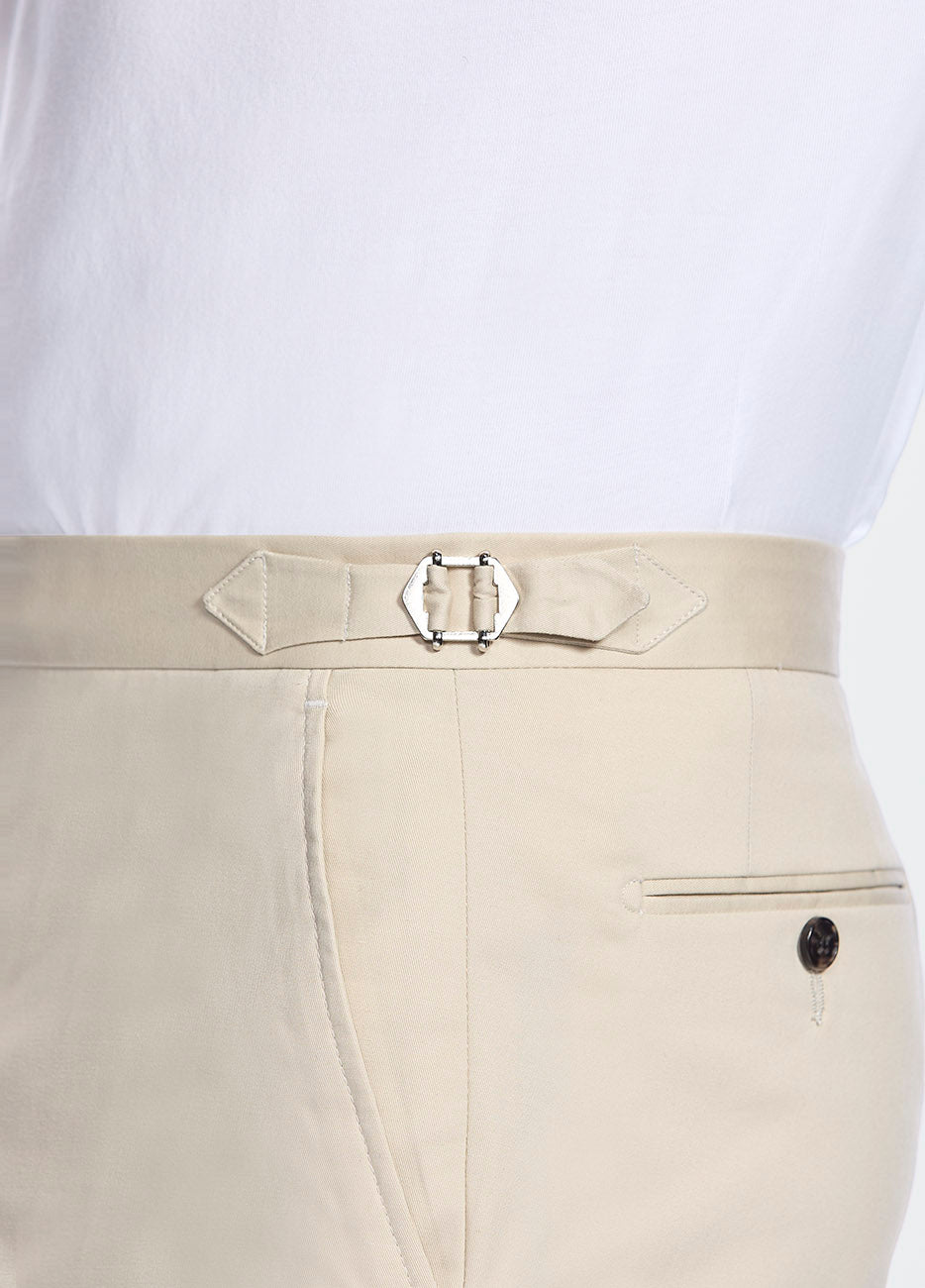 Pantalón Sarga Café Aren Claro