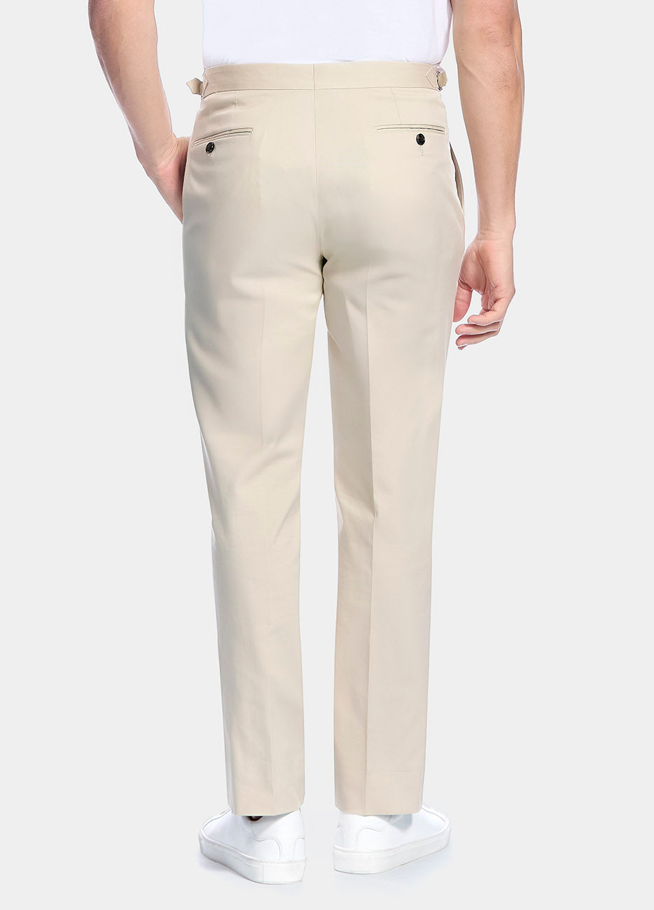 Pantalón Sarga Café Aren Claro