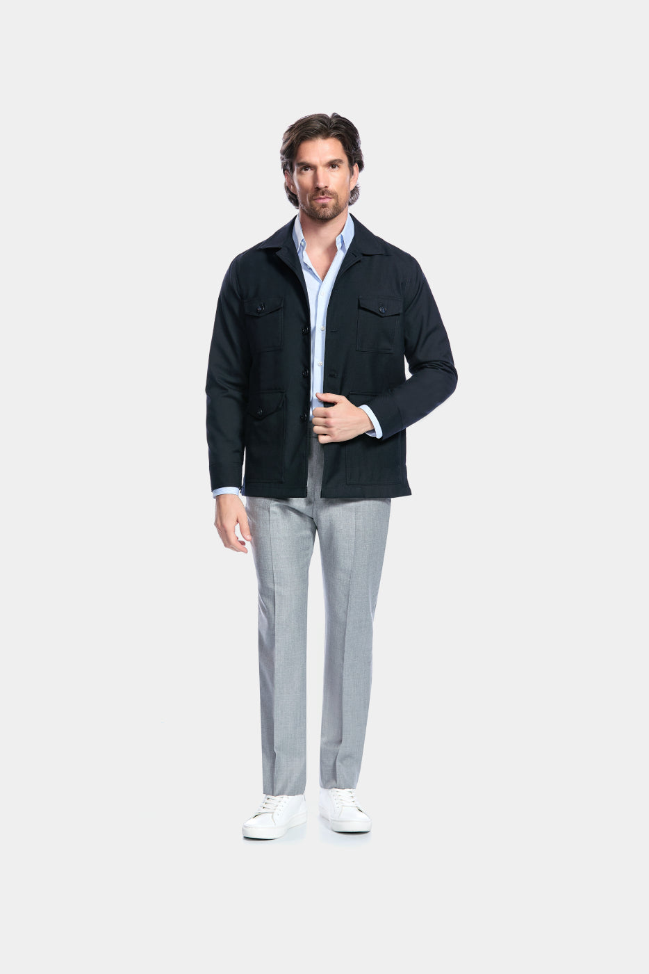 HAVOC Sobrecamisa Azul Essential Collection
