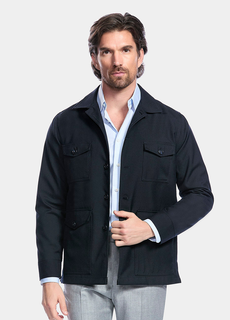 Sobrecamisa Azul Essential Collection RTW