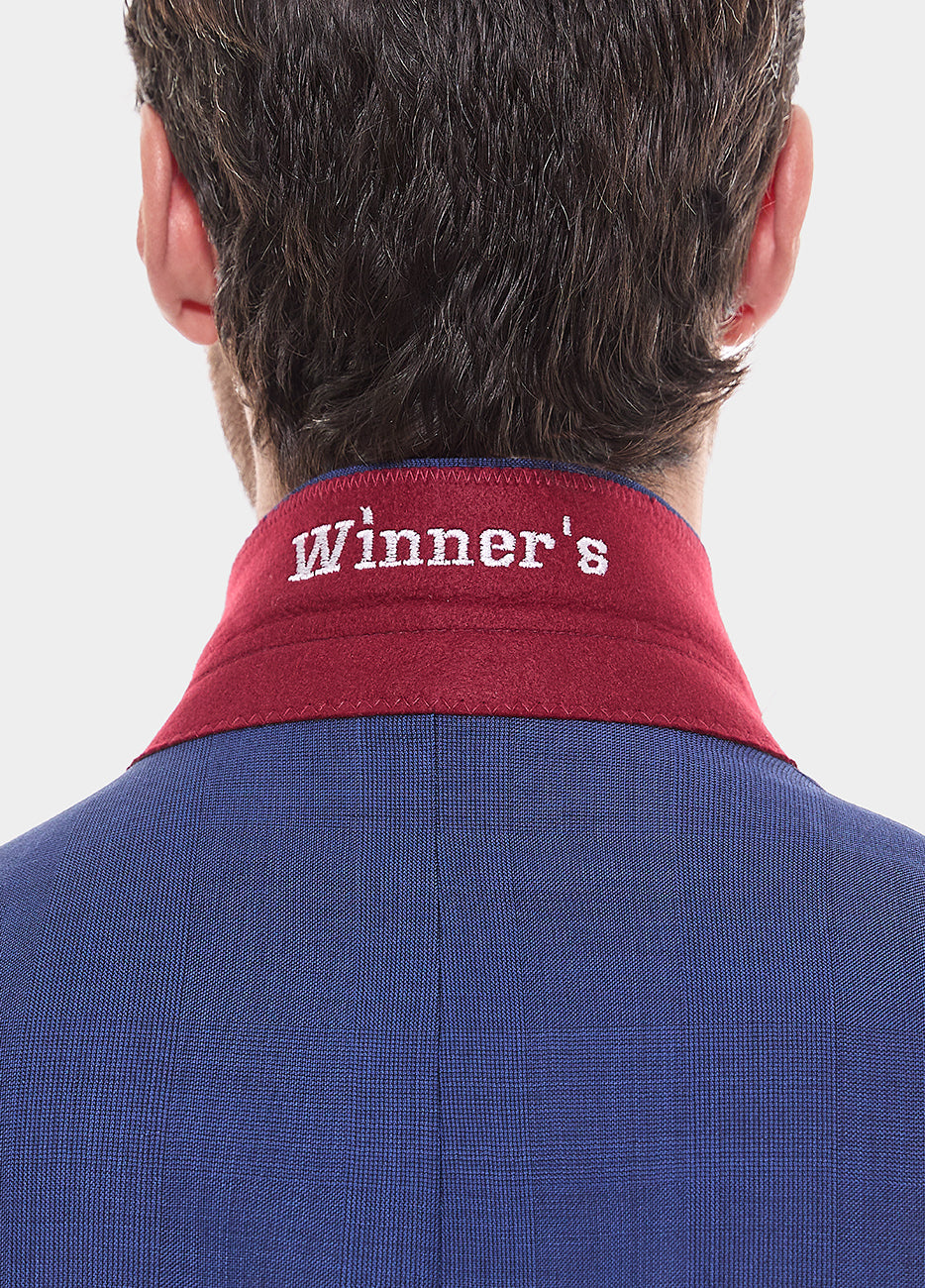 Blazer Principe De Gales Azul