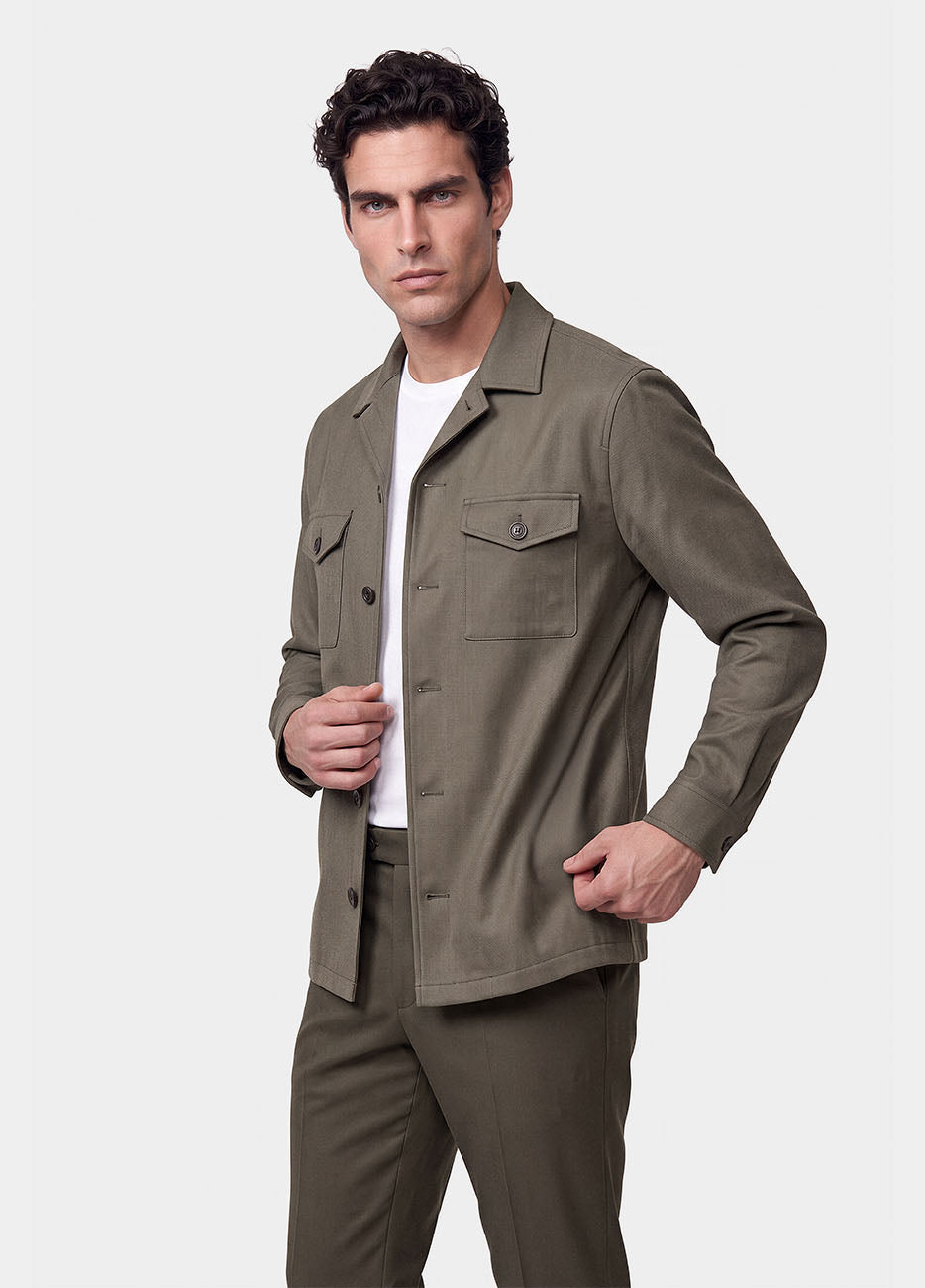Sobrecamisa Liso Verde