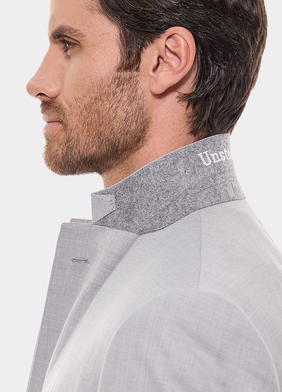Blazer Sarga Gris Plata