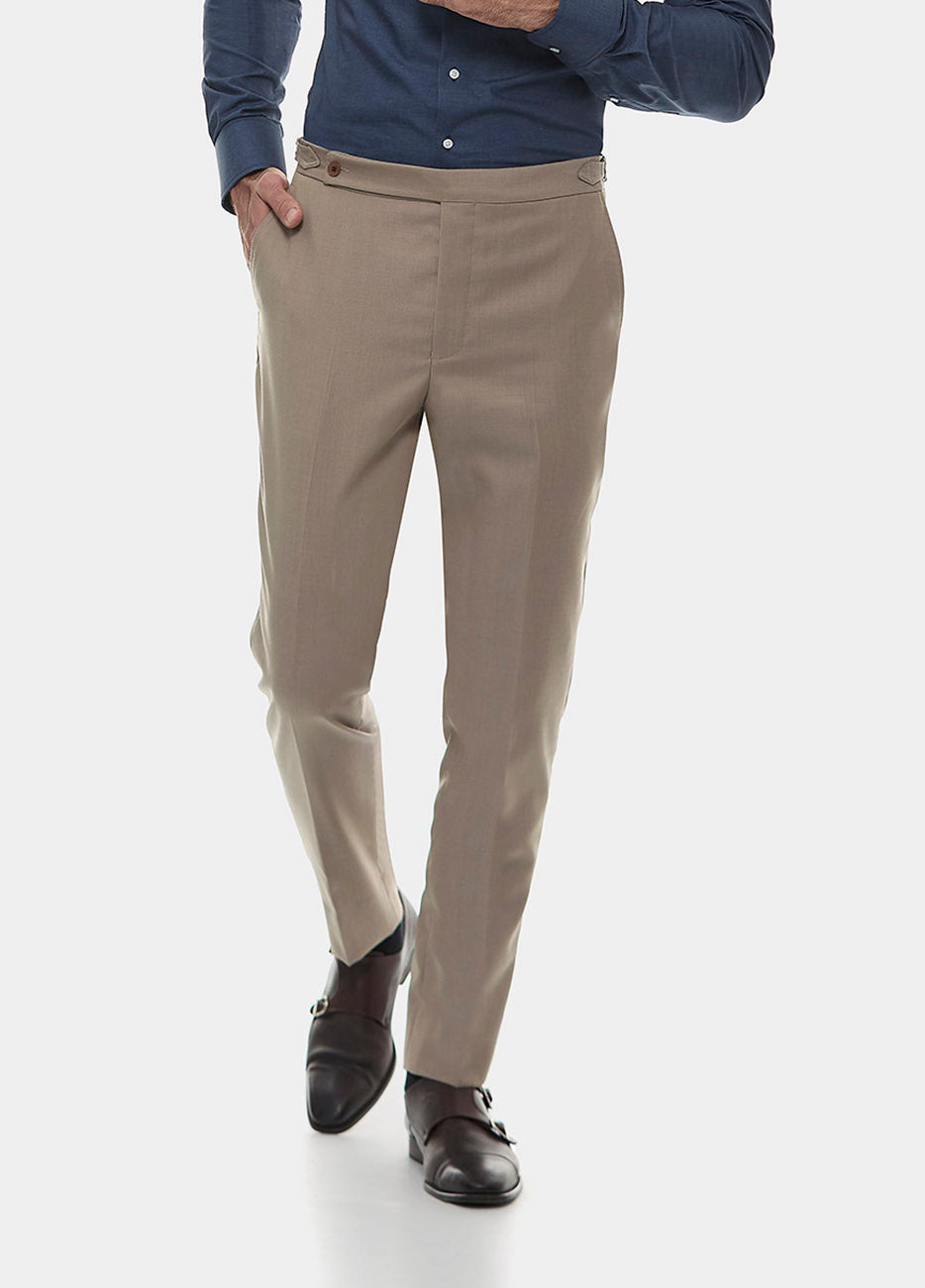 Pantalon Caqui Combinacion Con Pantalon Marron Hombre Pantalon