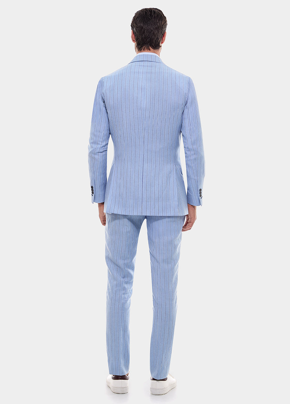 Traje Raya Diplomatica Azul Maya Y Azul Zafiro
