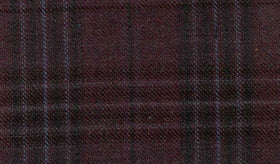 Jaquette Principe De Gales Vino Y Azul